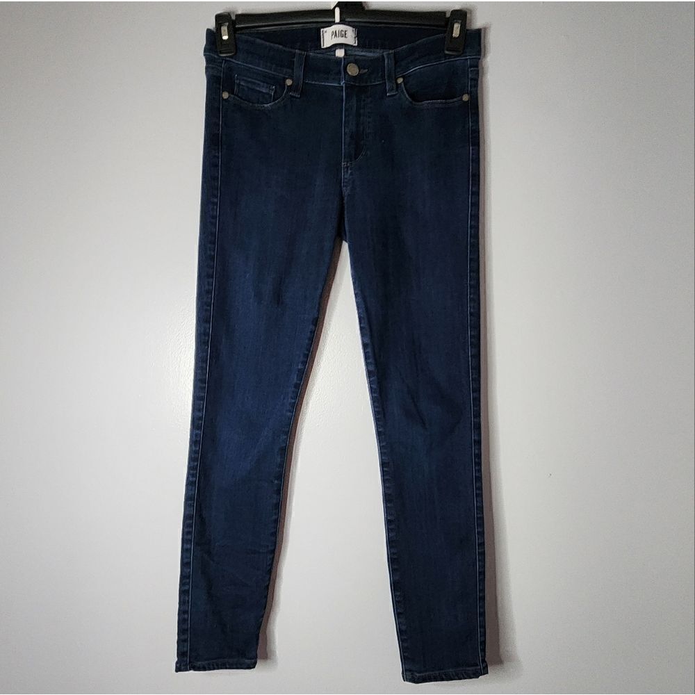 PAIGE Jeans Nordstrom Women’s 30 Verdugo Ankle Dark Wash Blue Skinny Nice